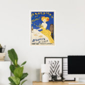 Biscuits Amandines Vintag Food and Art Poster (Heimbüro)