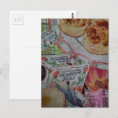 biscuits and butter Collage Postkarte (Vorne/Hinten)