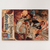 Biscuits Champagne-Lefèvre-Utile – Alphonse Mucha Puzzle (Horizontal)