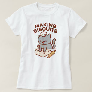 BISCUITS Funny Cat T-Shirt