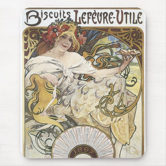 Biscuits Lefeure-1897 Mousepad (Vorne)