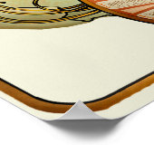 Biscuits Lefeure Utile Biscuits von Alphonse Mucha Poster (Ecke)