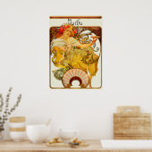 Biscuits Lefeure Utile Biscuits von Alphonse Mucha Poster (Küche)
