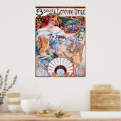 Biscuits Lefèvre-Utile ~ Vintage Werbung Poster (Küche)