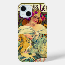 Biscuits Lefevre-Utile von Alphonse Mucha (1896) Case-Mate iPhone Hülle