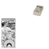 Biscuits Lefevre-Utile von Alphonse Mucha (1896) Gummistempel (Stempel)