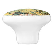 Biscuits Lefevre-Utile von Alphonse Mucha (1896) Keramikknauf (Seitenansicht)