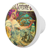 Biscuits Lefevre-Utile von Alphonse Mucha (1896) Keramikknauf (Rechts)