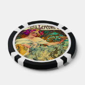 Biscuits Lefevre-Utile von Alphonse Mucha (1896) Pokerchips (Einzeln)