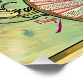 Biscuits Lefevre-Utile von Alphonse Mucha (1896) Poster (Ecke)