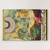 Biscuits Lefevre-Utile von Alphonse Mucha (1896) Puzzle (Horizontal)