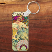 Biscuits Lefevre-Utile von Alphonse Mucha (1896) Schlüsselanhänger (Rückseite)