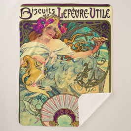 Biscuits Lefevre-Utile von Alphonse Mucha (1896) Sherpadecke