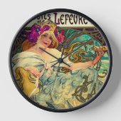 Biscuits Lefevre-Utile von Alphonse Mucha (1896) Uhr (Vorderseite)