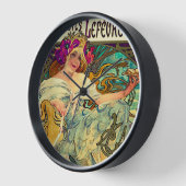 Biscuits Lefevre-Utile von Alphonse Mucha (1896) Uhr (Winkel)