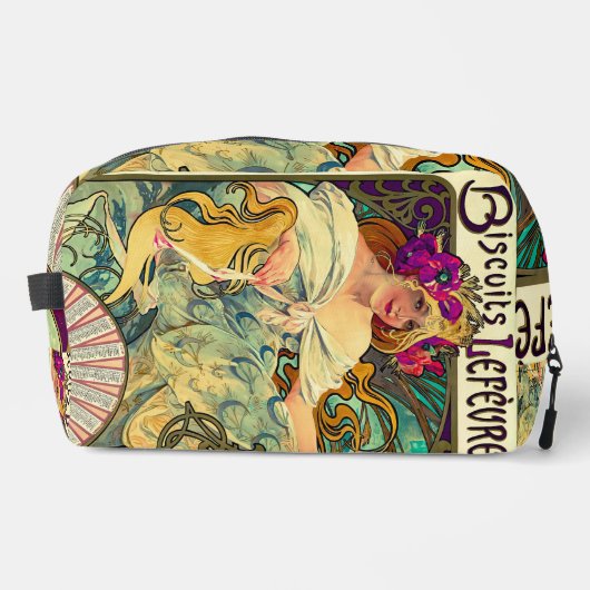 Biscuits Lefevre-Utile von Alphonse Mucha (1896) Waschbeutel (Vorderseite)