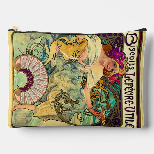 Biscuits Lefevre-Utile von Alphonse Mucha (1896) Zubehörtasche (Vorderseite)