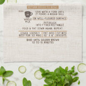 Biscuits Rezept Küchentuch (Gefaltet)