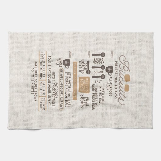 Biscuits Rezept Küchentuch (Horizontal)