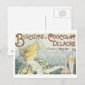 Biscuits & Schokolade Delacre - Not Postkarte (Vorne/Hinten)