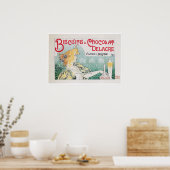 Biscuits Schokolade Vintage Lebensmittel und Kunst Poster (Küche)