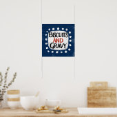 Biscuits und Gravy Poster Wall Art (Küche)