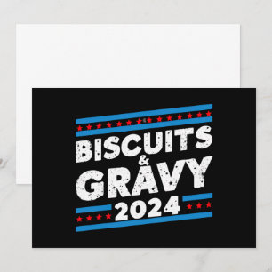 Biscuits und Soße 2024 Präsidentschaftswahl Einladung