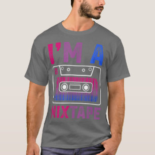 Biseual Pride Flag Mitape Men Gay Lesbian LG T-Shirt