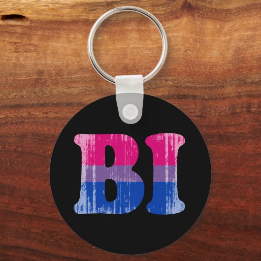 BISEXUAL 1 verzweigt.pnng Schlüsselanhänger (Vorderseite)