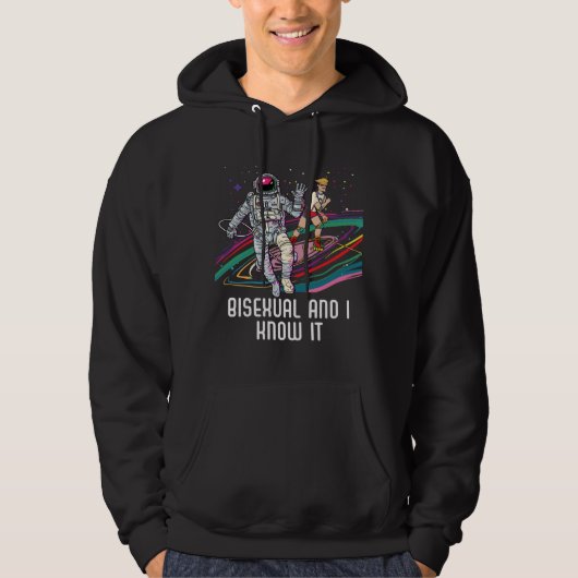 Bisexual And I Know It Rainbow Pride Bisexuality L Hoodie (Vorderseite)