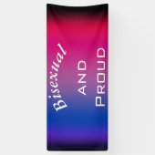 Bisexual and Proud Banner (Vertikal)