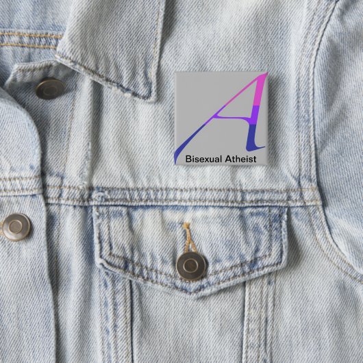 Bisexual-Atheisten-Button Button (Beispiel)