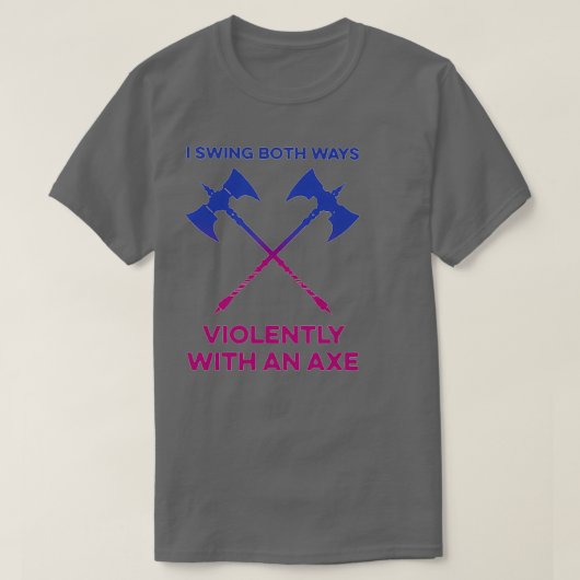 Bisexual Barbarian Pride T-Shirt (Design vorne)