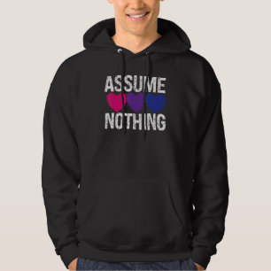 Bisexual Bi Pride Flag Angenommen, nichts 1 Hoodie