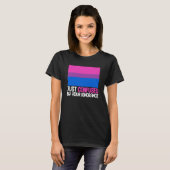 Bisexual Bi Pride Flag Confused By Your Ignorance T-Shirt (Vorne ganz)