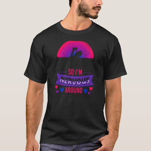Bisexual Bi Pride Flag Ich bin Bisexual, also bin  T-Shirt (Vorderseite)