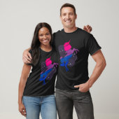 Bisexual Bi Pride Flag Unicorn T-Shirt (Unisex)