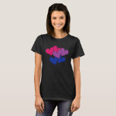 Bisexual Bi Pride Valentine's Day LGBTQ LGBT Subtl T-Shirt (Vorne ganz)