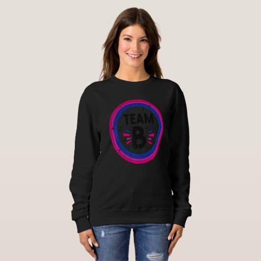 Bisexual Bi Prilag Team B Sweatshirt (Vorne ganz)