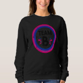 Bisexual Bi Prilag Team B Sweatshirt (Vorderseite)