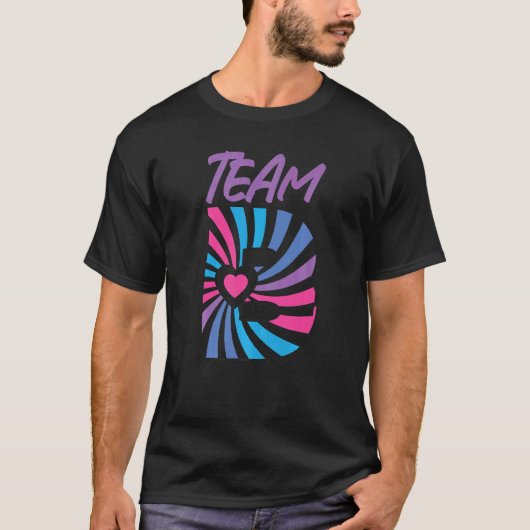 Bisexual Bi Prilag Team B T-Shirt (Vorderseite)