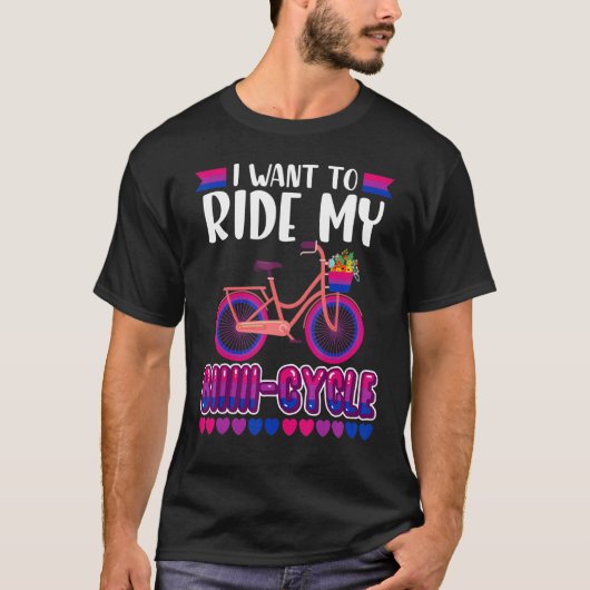 Bisexual Bi Puns LGBT Pride T-Shirt (Vorderseite)