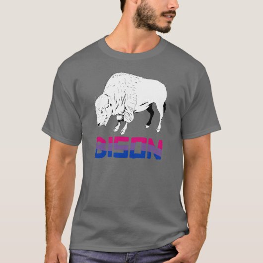 Bisexual Bison T-Shirt (Vorderseite)