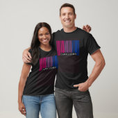 Bisexual Capricorn Barcode Pride Flag Zodiac Sign  T-Shirt (Unisex)
