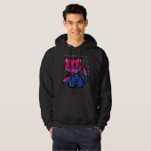 Bisexual Cat Flag Bi Pride Lgbtq Girls Kids Toddle Hoodie (Vorne ganz)