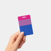 Bisexual Flag Ausweis (Handheld)