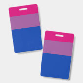 Bisexual Flag Ausweis (Vorder- & Rückseite)
