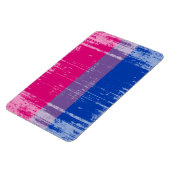 BISEXUAL FLAG DISTRESSED -.png Magnet (Linke Seite)