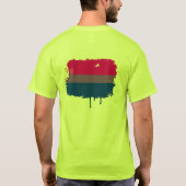 BISEXUAL FLAG DRIPPING T-Shirt (Rückseite)