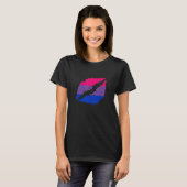Bisexual Flag Lips LGBTQ Bisexual Pride Bi Pride B T-Shirt (Vorne ganz)